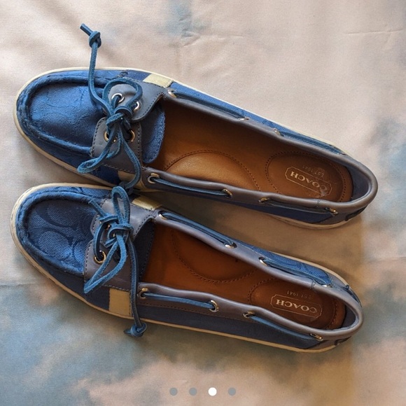Coach Boat Shoes size 8 - Picture 3 of 4